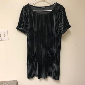 Hannah Ribbed Velvet Mini Dress